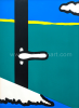Raoul De Keyser - Doos, raamklink, veld, wolk