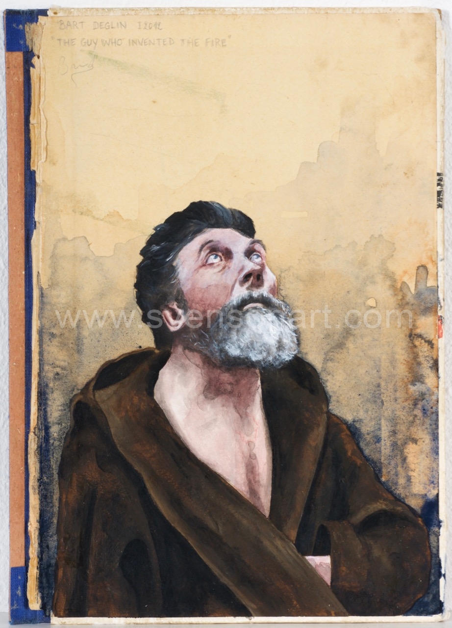 Deglin Bart The guy who invented the fire Svensonart