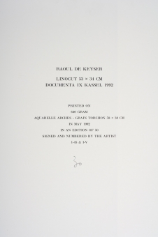 De Keyser Raoul - Documenta IX Kassel