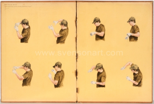 Deglin Bart - Man wearing white gloves (8 various ways)