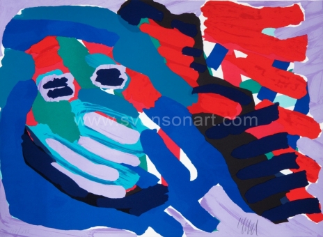 Appel Karel - Another blue head