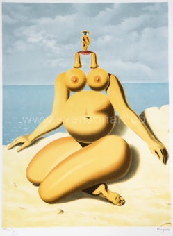 Magritte René - La race blanche