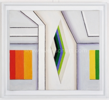 De Clerck Antoon - Drie abstracte schilderijen
