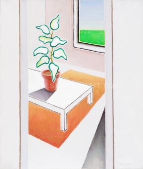 De Clerck Antoon - Een zonnig stil leven in huis