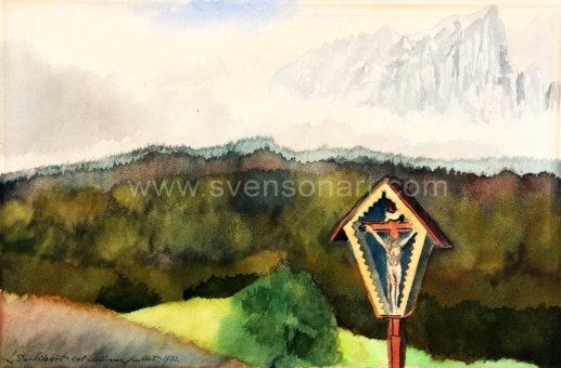 Spilliaert Léon - Col Latemar, juillet 1932