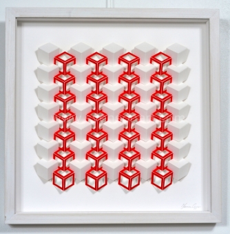 Coppus Herman - Papierreliëf 40x40