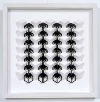 Coppus Herman - Papierreliëf 40x40