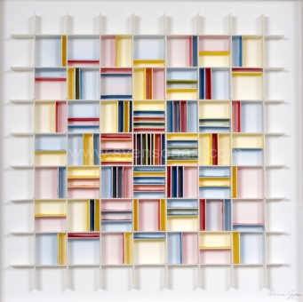 Coppus Herman - Papierreliëf 30x30