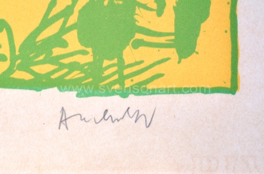 Alechinsky Pierre - Soleil cou coupé