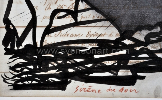 Alechinsky Pierre - Sirène du soir