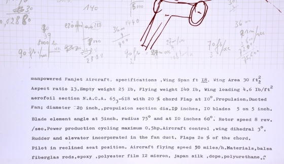 Panamarenko  - Manpowered Fanjet Aircraft