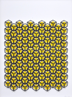 Coppus Herman - Papierreliëf 60x80