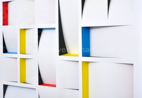 Coppus Herman - Papierreliëf 80x80