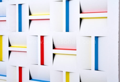 Coppus Herman - Papierreliëf 80x110