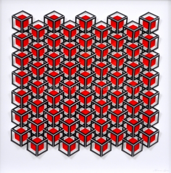 Coppus Herman - Papierreliëf 50x50