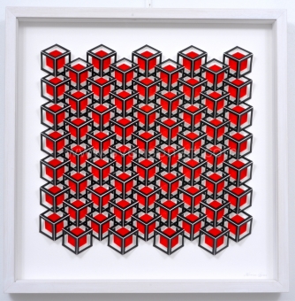 Coppus Herman - Papierreliëf 50x50