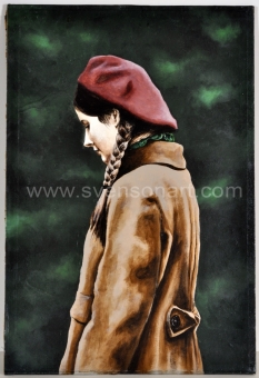 Deglin Bart - Portrait of a girl