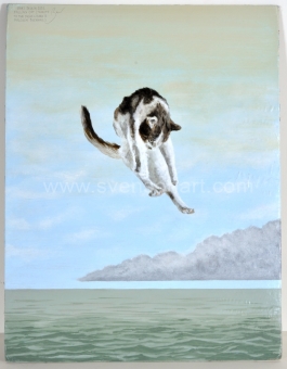 Deglin Bart - Falling cat