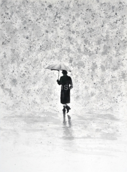 Deglin Bart - Woman with umbrella