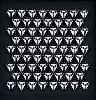Coppus Herman - Papierreliëf 50x50