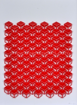 Coppus Herman - Papierreliëf 60x80