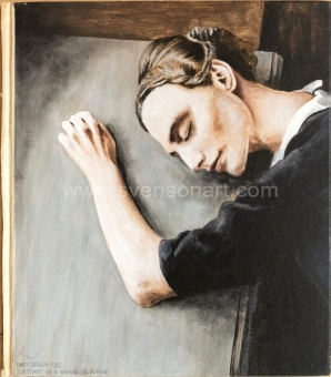 Deglin Bart - Portrait of a woman (sleeping)