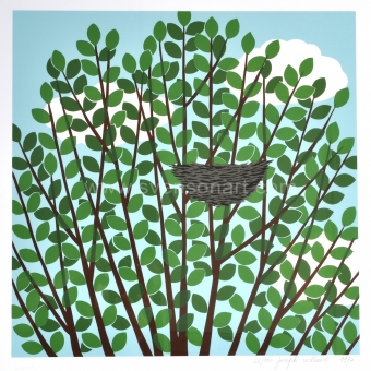 Willaert Joseph - Boomtop met nest