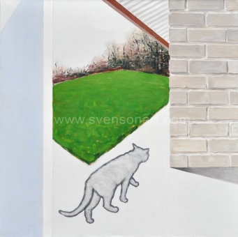 De Clerck Antoon - Kat in Struikgewas