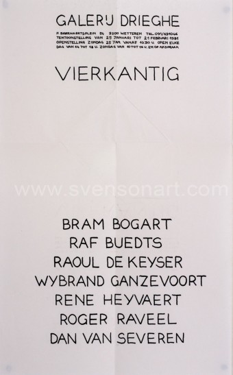 Raveel Roger - Vierkantig - Galerij Drieghe