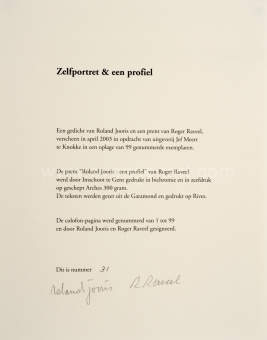 Raveel Roger - Zelfportret & een profiel