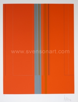 Peire Luc - Geometrisch abstract oranje