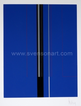 Peire Luc - Geometrisch abstract blauw