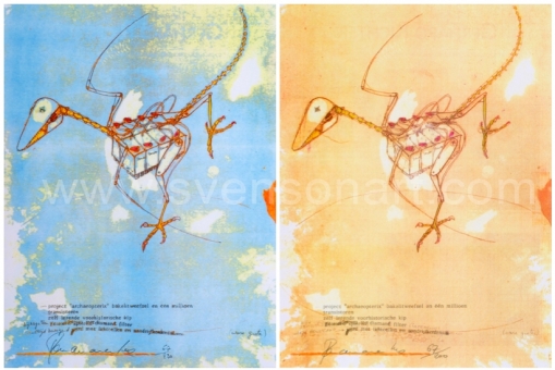 Panamarenko  - Archaeopetrix Blauw