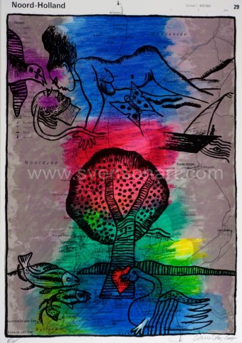   - Land in litho's - Noord-Holland